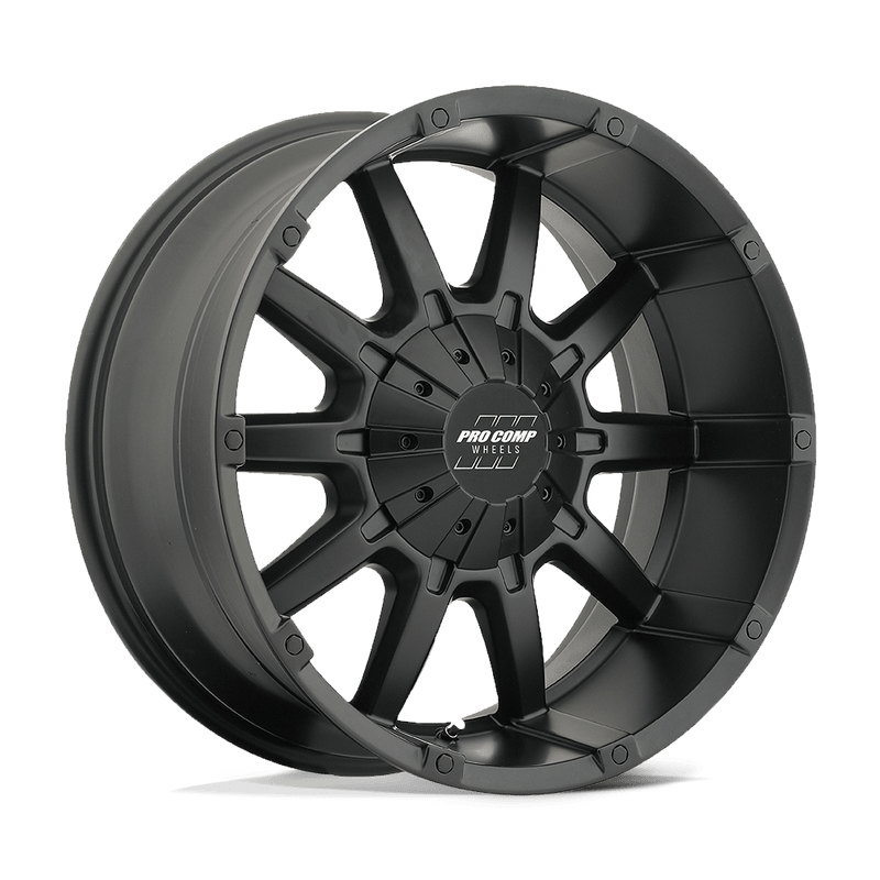Pro Comp - PA50 GAUGE - Black - Satin Black - 20" x 9", -12 Offset, 6x135/139.7 (Bolt pattern), 108.00mm HUB