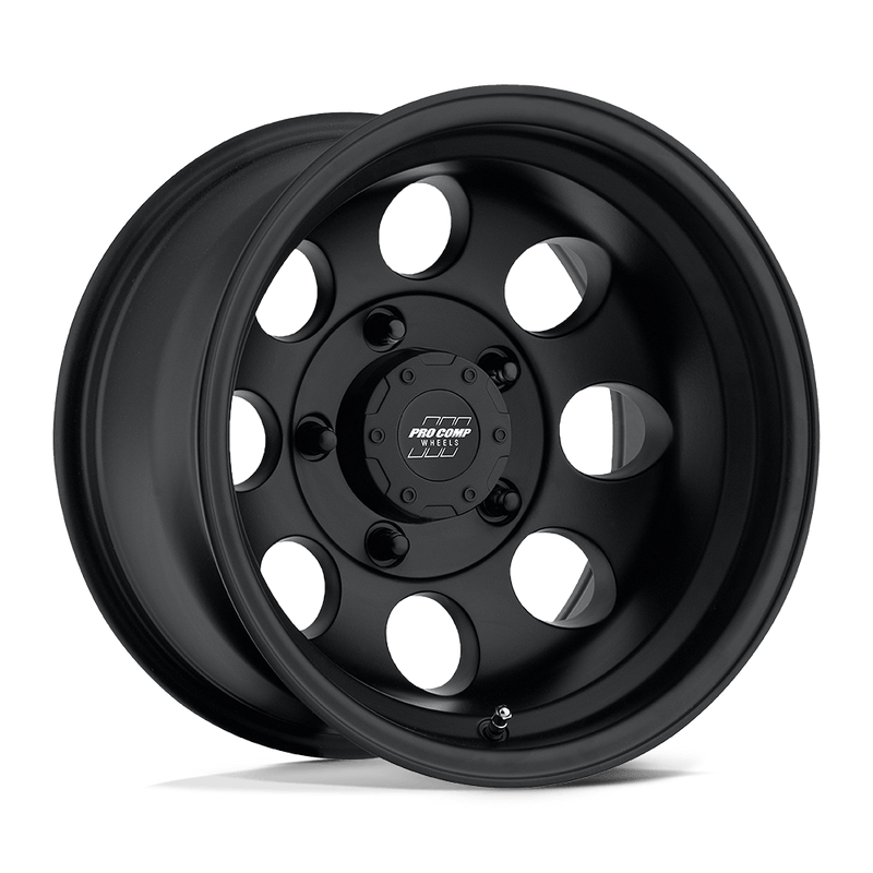 Pro Comp - PA69 VINTAGE - Black - Flat Black - 15" x 10", -47 Offset, 6x139.7 (Bolt pattern), 106.1mm HUB