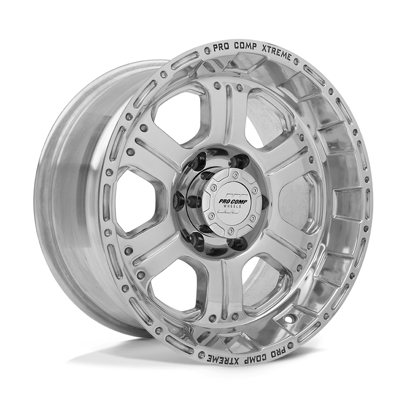 Pro Comp - PA89 KORE - Polished - 17" x 8", 0 Offset, 6x139.7 (Bolt pattern), 106.1mm HUB
