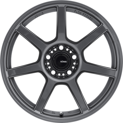 Konig - Ultraform - Grey - Gloss Graphite - 19" x 9", 35 Offset, 5x120 (Bolt Pattern), 72.56mm HUB