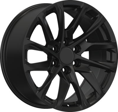 YKW Replicas - CDR4 - Black - Gloss Black - 20" x 9", 28 Offset, 6x139.7 (Bolt pattern), 78.10mm HUB