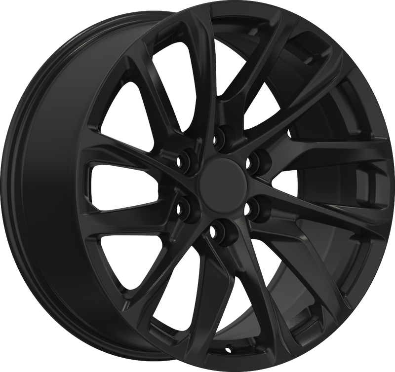 YKW Replicas - CDR4 - Black - Gloss Black - 20" x 9", 28 Offset, 6x139.7 (Bolt pattern), 78.10mm HUB