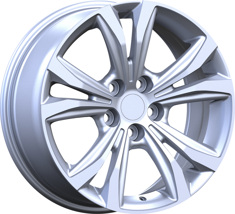 YKW Replicas - MF15 - Silver - 18" x 8", 35 Offset, 5x114.3 (Bolt pattern), 60.10mm HUB