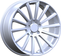 YKW Replicas - MF10 - Silver - 19" x 8", 30 Offset, 5x112 (Bolt pattern), 66.60mm HUB