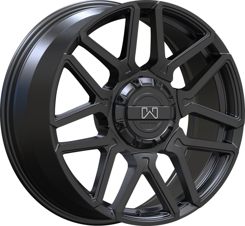 Wildland - Cyclone - Black - Matte Black - 18" x 8", 35 Offset, 5x108 (Bolt pattern), 67.10mm HUB