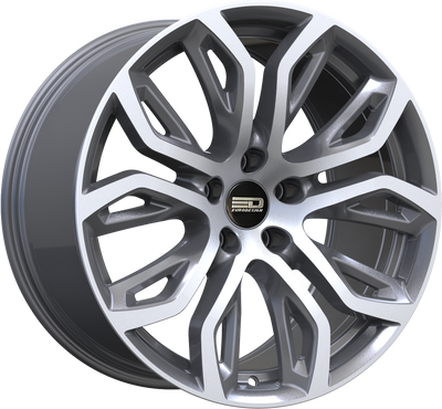 Euro Design - Tillman - Gunmetal - Gunmetal Polished - 20" x 11", 37 Offset, 5x120 (Bolt pattern), 74.10mm HUB