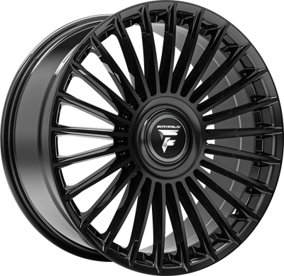 Fittipaldi Sport - FS370 - Black - Gloss Black - 24" x 10", 30 Offset, 6x135/139.7 (Bolt pattern), 106.20mm HUB