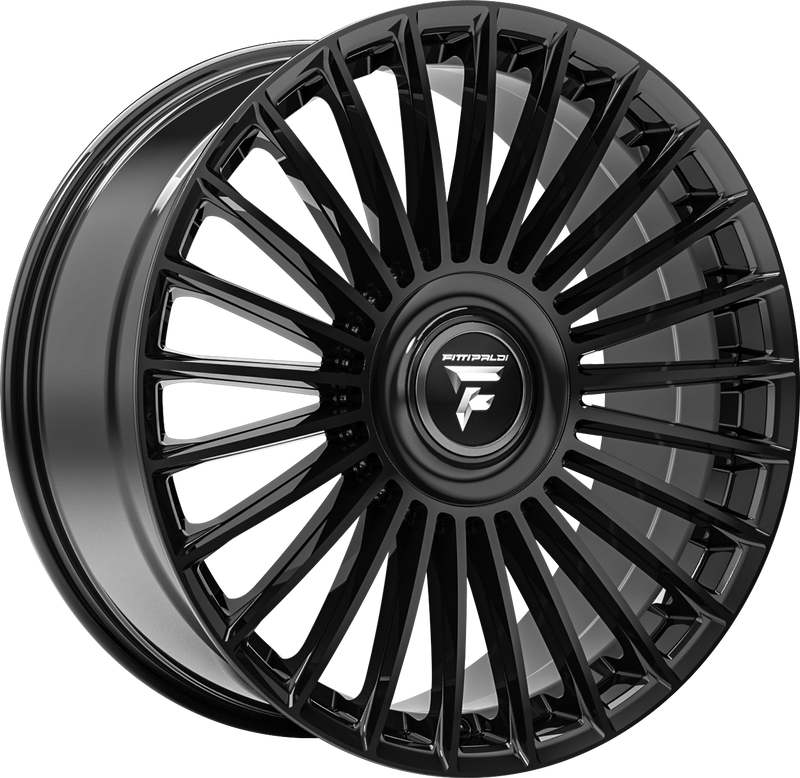 Fittipaldi Sport - FS370 - Black - Gloss Black - 22" x 9.5", 30 Offset, 5x112/120 (Bolt pattern), 74.10mm HUB
