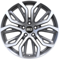 Euro Design - Tillman - Gunmetal - Gunmetal Polished - 20" x 11", 37 Offset, 5x120 (Bolt pattern), 74.10mm HUB