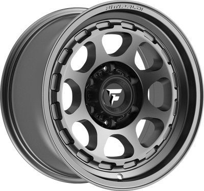 Fittipaldi Offroad - FT103 - Grey - Satin Anthracite - 17" x 8.5", 0 Offset, 5x127 (Bolt pattern), 71.50mm HUB