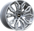 Euro Design - Tillman - Silver - Hyper Silver - 20" x 10", 40 Offset, 5x120 (Bolt pattern), 74.10mm HUB