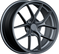 YKW Replicas - MF5 - Gunmetal - Matte Gunmetal - 18" x 8", 40 Offset, 5x114.3 (Bolt pattern), 56.10mm HUB