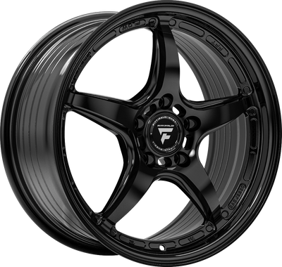 Fittipaldi Sport - FS367 - Black - Gloss Black - 17" x 8", 35 Offset, 5x100 (Bolt pattern), 73.10mm HUB