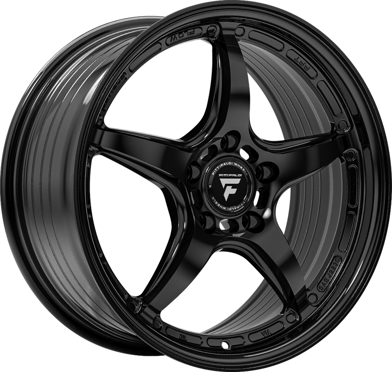 Fittipaldi Sport - FS367 - Black - Gloss Black - 17" x 8", 35 Offset, 5x100 (Bolt pattern), 73.10mm HUB