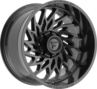 Fittipaldi Offroad - FA20 - Black - Gloss Black - 22" x 12", -44 Offset, 8x165.1 (Bolt pattern), 125.20mm HUB