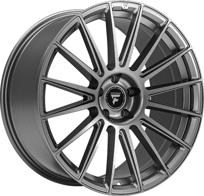 Fittipaldi Sport - FS363 - Silver - Brushed Silver - 22" x 9.5", 38 Offset, 5x114.3 (Bolt pattern), 73.10mm HUB
