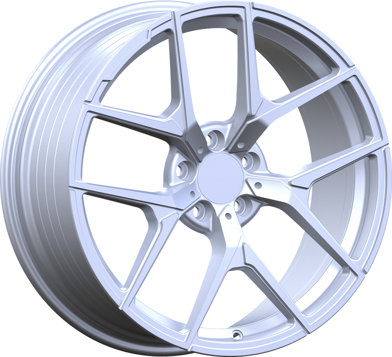 YKW Replicas - MF20 - Silver - 18" x 8", 45 Offset, 5x112 (Bolt pattern), 66.60mm HUB