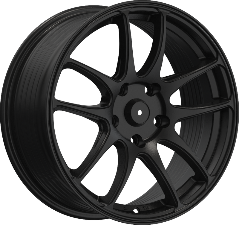 YKW Replicas - JA3 - Black - Gloss Black - 18" x 8", 35 Offset, 5x114.3 (Bolt pattern), 67.1mm HUB