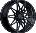 YKW Replicas - MF12 - Black - Gloss Black - 20" x 8.5", 35 Offset, 5x120 (Bolt pattern), 72.60mm HUB