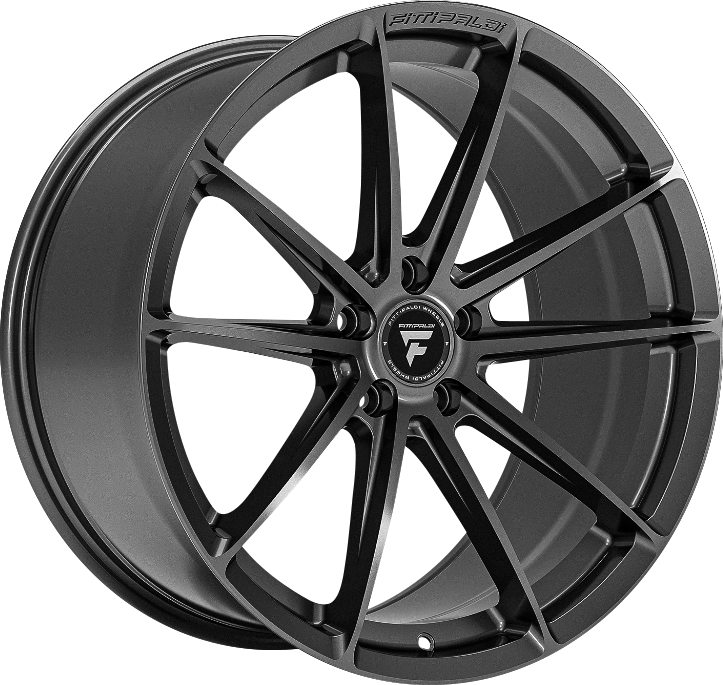 Fittipaldi Sport - FS362 - Grey - Gloss Graphite - 20" x 8.5", 38 Offset, 5x114.3 (Bolt pattern), 73.10mm HUB