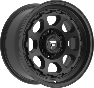 Fittipaldi Offroad - FT103 - Black - Satin Black - 17" x 8.5", 0 Offset, 5x127 (Bolt pattern), 71.50mm HUB