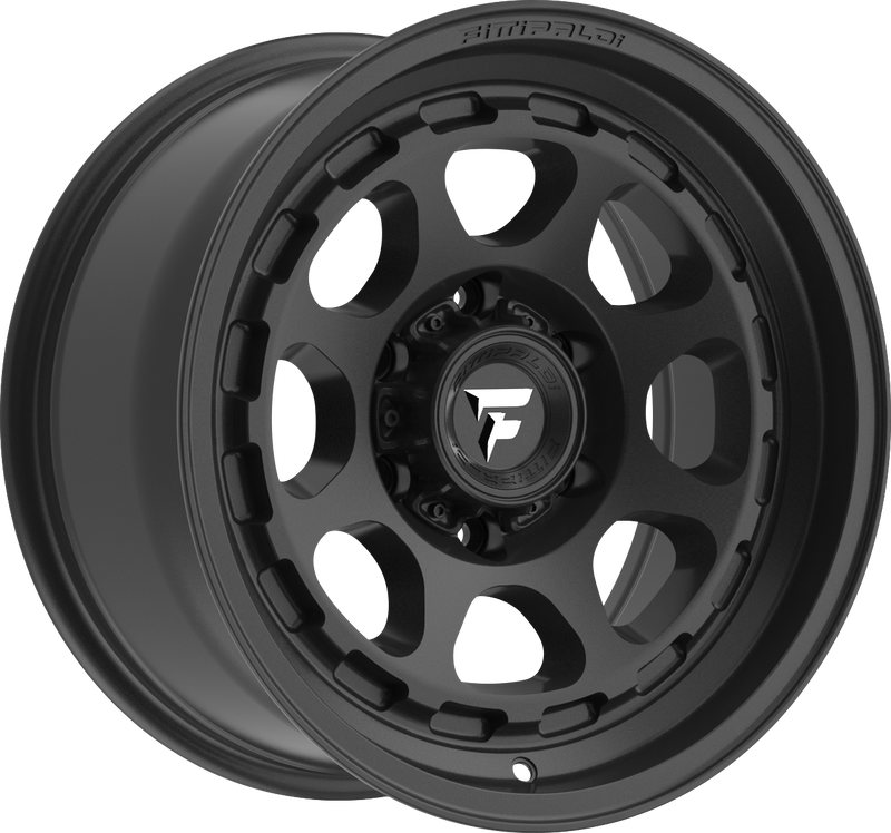 Fittipaldi Offroad - FT103 - Black - Satin Black - 17" x 8.5", 0 Offset, 5x127 (Bolt pattern), 71.50mm HUB