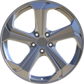 YKW Replicas - MF8 - Silver - 18" x 8", 40 Offset, 5x114.3 (Bolt pattern), 64.10mm HUB