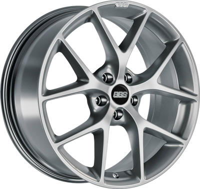 BBS - SR - Grey - Satin Grey - 19" x 8.5", 45 Offset, 5x108 (Bolt pattern), 70.00mm HUB