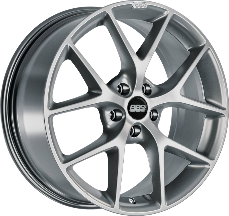 BBS - SR - Grey - Satin Grey - 19" x 8.5", 45 Offset, 5x108 (Bolt pattern), 70.00mm HUB