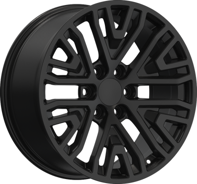 YKW Replicas - GR3 - Black - Gloss Black - 20" x 9", 24 Offset, 6x139.7 (Bolt pattern), 78.1mm HUB