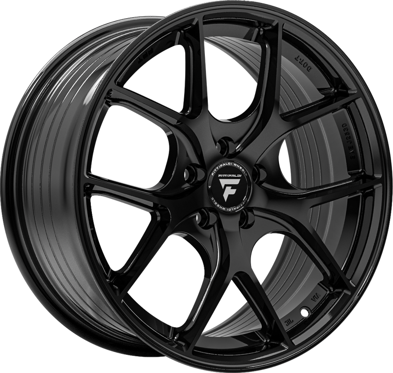Fittipaldi Sport - FS365 - Black - Gloss Black - 17" x 8", 35 Offset, 5x114.3 (Bolt pattern), 73.10mm HUB