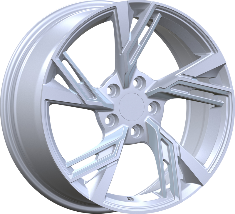 YKW Replicas - MF18 - Silver - 17" x 7.5", 35 Offset, 5x112 (Bolt pattern), 66.50mm HUB