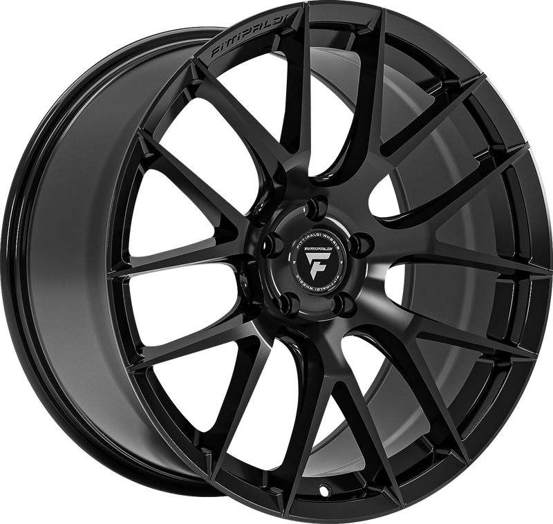 Fittipaldi Sport - FS360 - Black - Gloss Black - 20" x 8.5", 35 Offset, 5x112 (Bolt pattern), 66.60mm HUB