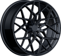 YKW Replicas - MF22 - Black - Gloss Black - 19" x 8.5", 35 Offset, 5x112 (Bolt pattern), 66.60mm HUB
