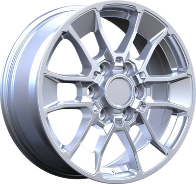 YKW Replicas - MF28 - Silver - 18" x 8", 50 Offset, 6x139.7 (Bolt pattern), 95.10mm HUB