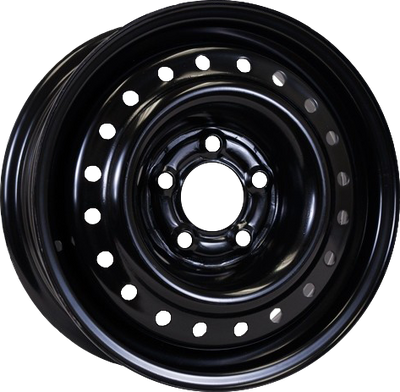 YKW Replicas - Steel Wheel - Black - 16" x 7", 55 Offset, 6x139.7 (Bolt pattern), 93.1mm HUB