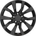 YKW Replicas - MF23 - Black - Gloss Black - 18" x 8", 35 Offset, 5x114.3 (Bolt pattern), 64.10mm HUB