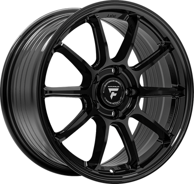Fittipaldi Sport - FS366 - Black - Gloss Black - 17" x 8", 35 Offset, 5x114.3 (Bolt pattern), 73.10mm HUB