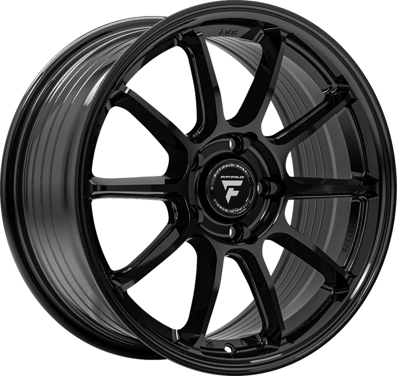 Fittipaldi Sport - FS366 - Black - Gloss Black - 17" x 8", 35 Offset, 5x114.3 (Bolt pattern), 73.10mm HUB
