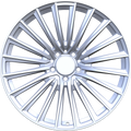 YKW Replicas - MF30 - Silver - 20" x 8.5", 30 Offset, 5x112 (Bolt pattern), 66.60mm HUB