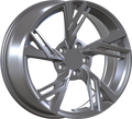 YKW Replicas - MF18 - Gunmetal - Matte Gunmetal - 17" x 7.5", 40 Offset, 5x112 (Bolt pattern), 66.50mm HUB