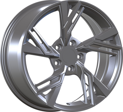 YKW Replicas - MF18 - Gunmetal - Matte Gunmetal - 17" x 7.5", 40 Offset, 5x112 (Bolt pattern), 66.50mm HUB