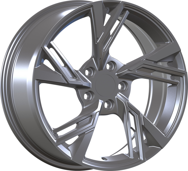 YKW Replicas - MF18 - Gunmetal - Matte Gunmetal - 17" x 7.5", 40 Offset, 5x112 (Bolt pattern), 66.50mm HUB