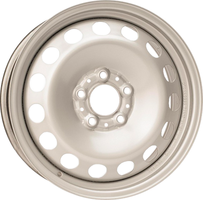 YKW Replicas - Steel Wheel - Silver - 17" x 7.5", 44 Offset, 6x135 (Bolt pattern), 87.1mm HUB