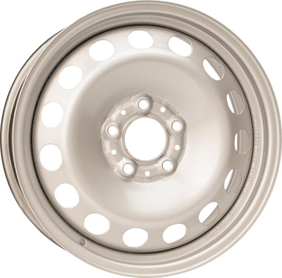 YKW Replicas - Steel Wheel - Silver - 17" x 7.5", 44 Offset, 6x135 (Bolt pattern), 87.1mm HUB