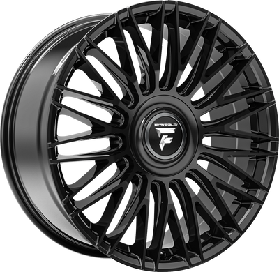 Fittipaldi Sport - FS369 - Black - Gloss Black - 22" x 9.5", 30 Offset, 5x112/120 (Bolt pattern), 74.10mm HUB