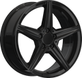 YKW Replicas - MF14 - Black - Gloss Black - 18" x 7.5", 30 Offset, 5x112 (Bolt pattern), 66.60mm HUB
