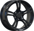 YKW Replicas - MF3 - Black - Gloss Black - 17" x 8", 35 Offset, 5x120 (Bolt pattern), 72.60mm HUB