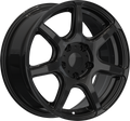 YKW Replicas - JA2 - Black - Gloss Black - 16" x 7", 38 Offset, 4x100 (Bolt pattern), 67.10mm HUB