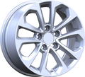 YKW Replicas - MF21 - Silver - 16" x 7", 40 Offset, 5x114.3 (Bolt pattern), 64.10mm HUB